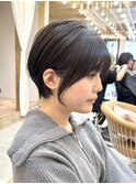 ☆まとまるショートボブトレンドアッシュカラー