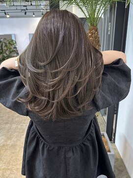 メリー オオサカ(Merly Osaka) レイヤー×透け感ブラウン