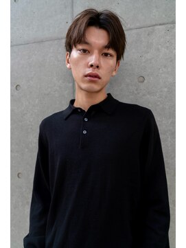 アニー(ANY) センターパート、メンズヘア、マッシュ、ニュアンスパーマ