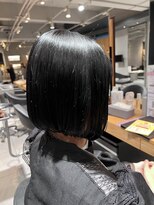 リー 京橋(Lee)&nbsp;今里☆前下がりボブをブルーブラック☆