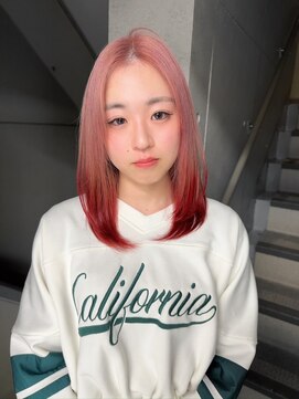 アディション 渋谷(ADITION) 似合わせカット#ウルフカット#デザインカラールーツカラー#渋谷