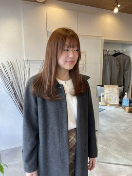 ウタリ(utari) ブリーチなしのブラウン【難波 桜川/ブリーチなしダブルカラー】