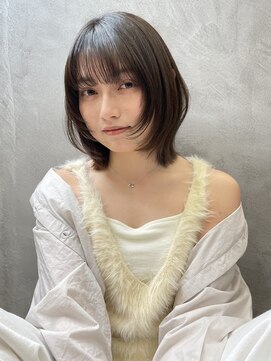 ロンドプロフィール 浦和(Lond profil) ブリーチなしカラー伸ばしかけヘア簡単スタイリング小顔ヘア