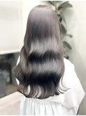 20代30代グレージュ髪質改善カラー毛先カール透明感