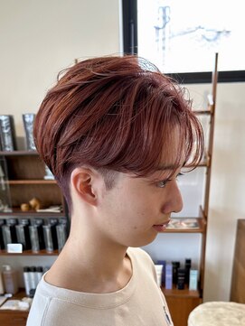 リタ(RiTA) メンズダブルカラー刈り上げ前下がりセンターパート