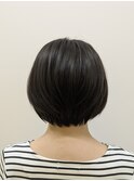 前下がりショートボブ/ミスティークターコイズ