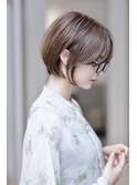 高宮ショートボブ　高宮ボブ　薬院ボブスタイル　30代　40代