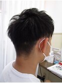 黒髪ベリーショート 刈り上げショート
