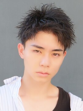エルマーク 堺東(L-MARK) スパイキーショート/アップバング/フェード/mem's/眉毛