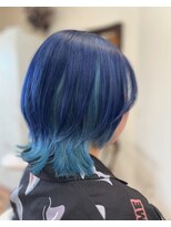 アージュ(age)&nbsp;アンブレラ×ダブルカラー（ブルー）