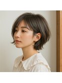 ショートレイヤーグラボブ　20代 30代 40代 50代 60代　髪質改善