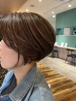 フフ 高蔵寺店(FuFu)&nbsp;夏に最適　襟足刈り上げショートボブ