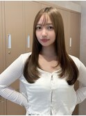 ローレイヤー×ベージュカラー