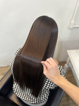 ダークアッシュ/似合わせカット/ミディアムレイヤーカット