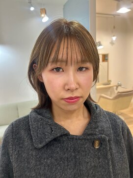 シーナ(scena) 【面長さん向け】ぷつっとくびれボブ