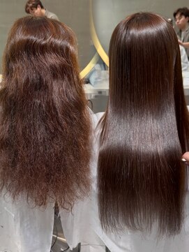 ロンドウル 熊本(Lond ulu) ダークアッシュ/着物ヘア/髪質改善/似合わせカット/大人ガーリー