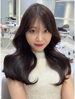 アフロートリノ(AFLOAT Leino)&nbsp;前髪あり 韓国風くびれレイヤーロング