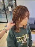 イヤリングカラー×ミルクティーベージュ♪【南越谷・新越谷】