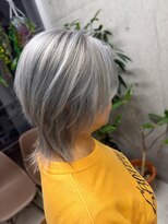 ダンク(DUNK)&nbsp;ショートウルフ×ホワイトシルバー