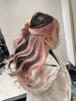 ヘアーデザイン ジェルム(Hair Design germe)&nbsp;インナーピンク #しのだスペシャル