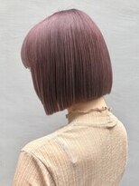 シロ(SiLO)&nbsp;切りっぱなし×ラベンダーピンクボブヘア