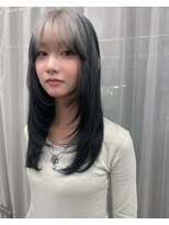 オーセン(Authen.)&nbsp;ルーツカラーホワイト×ブラック