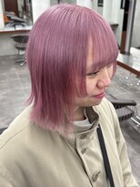 ニコトウキョウ 新宿(nico TOKYO)&nbsp;ラベンダーピンクダブルカラーピンクハイトーン韓国レイヤー