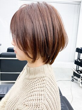ケーズヘアー 津田沼SHORE店(K's Hair) 丸みショートボブ/カット/大人可愛い/30代40代50代