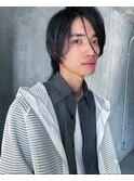 束感黒髪ナチュラル人気流行センターパート韓国風