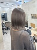 ミディアム×グレージュ^ ^