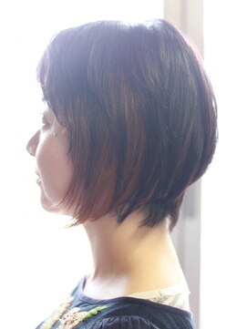 オーバーキャプテンネイキッド(OVER CAPTAIN NAKED) 内側ピンクブラウン*モードショート