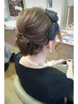 ナンプウ(Nanpu) Nanpu おとな可愛い、クラシカルアップスタイル◎20代30代40代