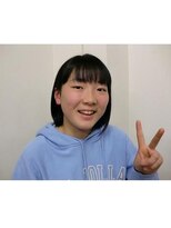 美容室 プー(Pooo!) 愛らしさ☆ワンレン学生カット