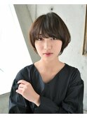 うざバングナチュラルショート