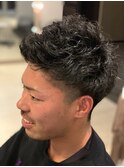 スパイラル風パーマ
