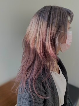 ノチ(Noci) 【Noci】グレーからピンクのグラデーション