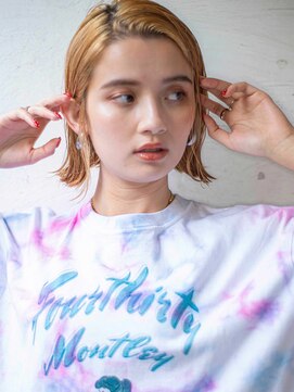 カンナ(Canna) クールショート/ピンクベージュ/ボブルフ/イルミナカラー/TOKIO