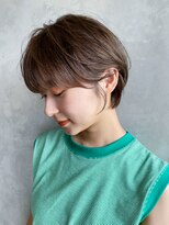 アイティーバイアルバム 藤沢店(IT by ALBUM) ナチュラルショート_ミニウルフテラコッタくすみブルー_ba338622