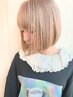 カット+ケアブリーチ（リタッチ）+オンカラー+2stepTr  [新宿/新宿駅/韓国]