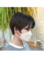 アクセヘアー 町田(acce hair)&nbsp;前下がりマニッシュショートヘア