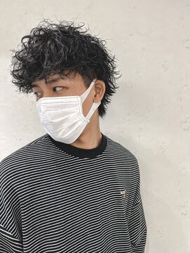 ビーテックバイゼン 山科店(B-TECH by Zen) ツーブロック短髪モテるスーツ束感メッシュシークレットパーマ