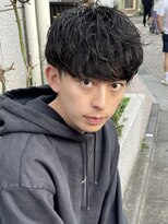 アーリー(Ali'i)&nbsp;ソフトツイストパーマ刈り上げマッシュショートレイヤーメンズ