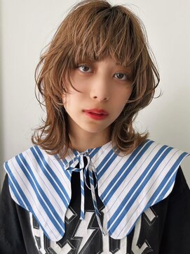 ラック 津田沼(LUCK) LUCK津田沼インナーウルフ/マチルダボブ/ピンクグレージュ