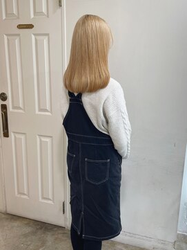 グリーン 渋谷(green) 【MIO】ミルクティーブロンド×ミディアム