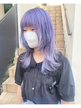 ジーナ オモテサンドウ(XENA) ブリーチ×ハイトーン×ラベンダー(表参道)