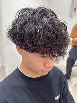 波巻きパーマツイストスパイラルパーママッシュメンズ名駅