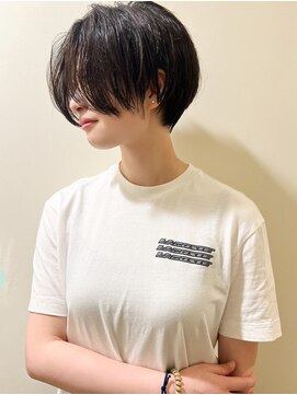 ラウンジ モリオ イケブクロ(Lounge MORIO Ikebukuro) 【morio池袋】大人可愛い黒髪前下がりショート♪