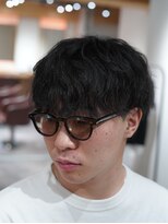 クオル 立川(QOL) 大人シャドウパーマ ナチュラルマッシュ 大人男子ヘア