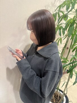 パースクープデュボーテ 名古屋駅店(PATH coupe de beaute') 内巻きワンレンボブ