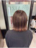 外ハネボブ ショコラブラウン